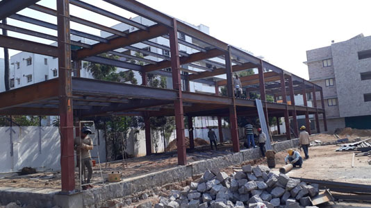 decking sheet structures in hyderabad